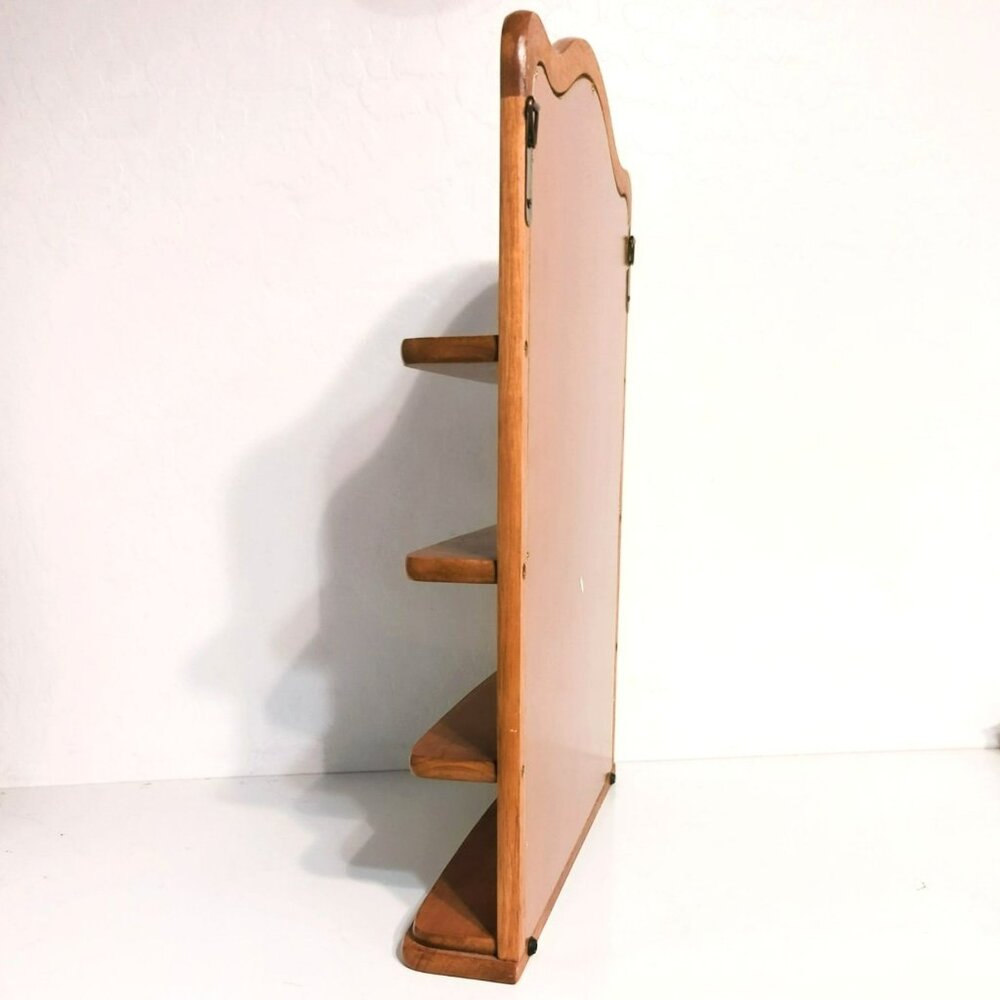 Disney Mickey Mouse Wooden Wall Display Shelf Mirror Filmstrip Design - Picture 3 of 12